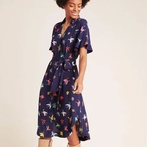 Anthropologie - Maeve Butterfly Flutterby Dress - Size Small